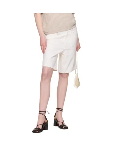 Agolde Denim Shorts With Belt Loops