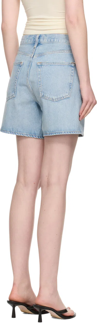 Agolde Denim Shorts With Belt Loops