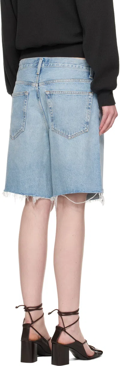 Agolde Denim Shorts With Belt Loops