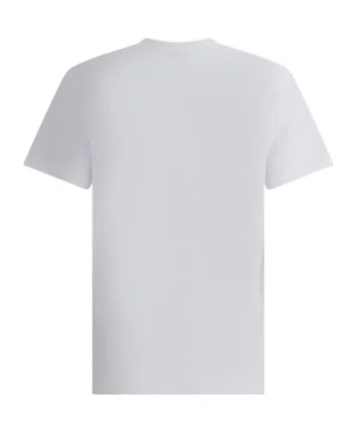 Moschino Teddy Logo Print Crewneck T-shirt In White