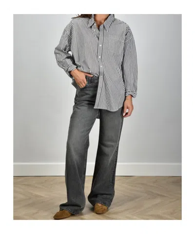 Haikure Belt Loop Jeans In Gray