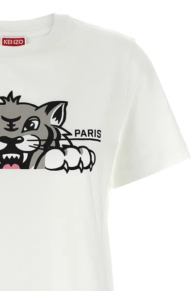 Kenzo Printed T-shirt In White