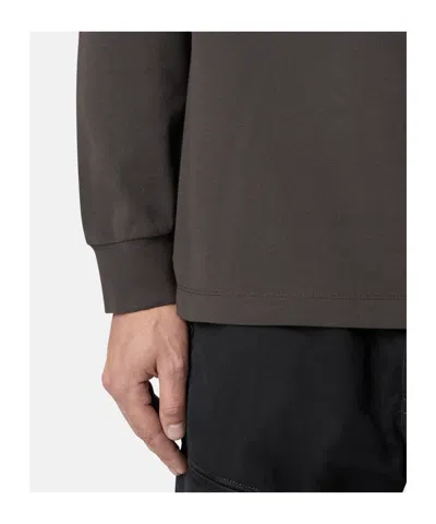 Stone Island Slim-fit Long-sleeve Polo Shirt With Stripe Details In Green
