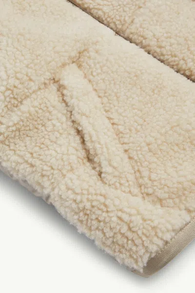 Moncler Ernst Teddy Down Vest In Neutral