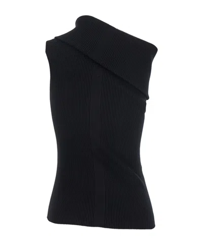 Rick Owens Sleeveless Tops In Black
