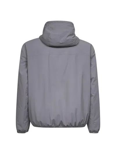 Brunello Cucinelli Long Sleeve Casual Jacket In Gray