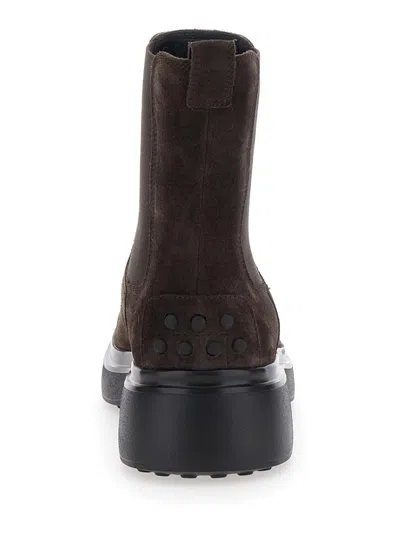 Tod's Round Toe Short Boots