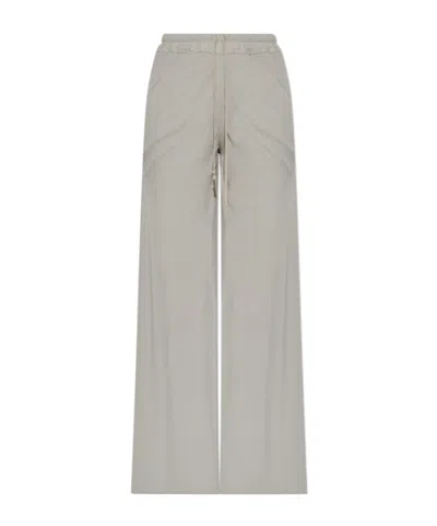 Rick Owens Drawstring Casual Pants In Green