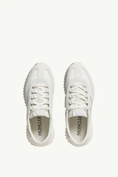 Moncler Sneakers Pacey2 En Daim Et Nubuck In White