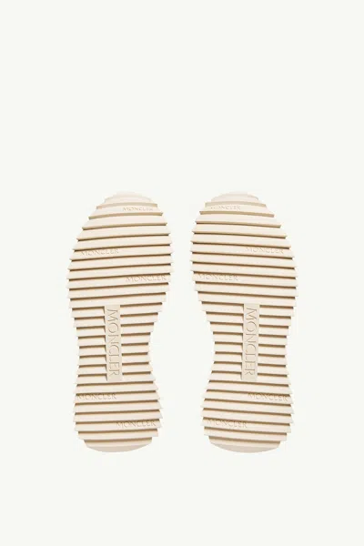 Moncler Sneakers Pacey2 En Daim Et Nubuck In White