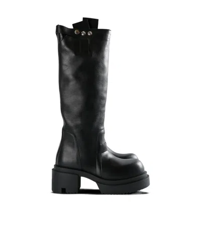 Rick Owens Round Toe Boots