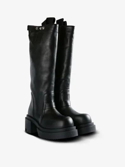 Rick Owens Round Toe Boots