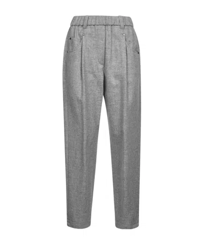 Brunello Cucinelli Elastic Waist Casual Pants