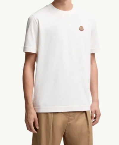Moncler Logo Patch Cotton T-shirt