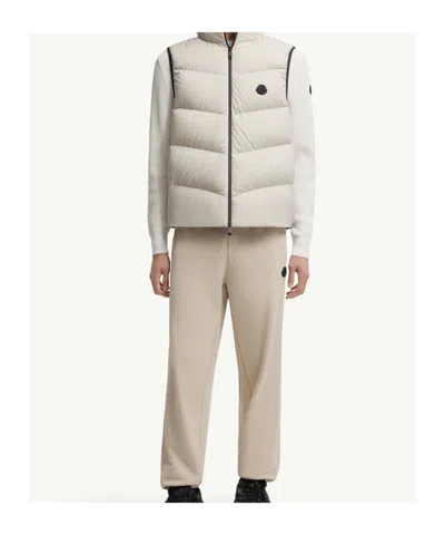 Moncler Guersac Nylon Down Vest In Neutral