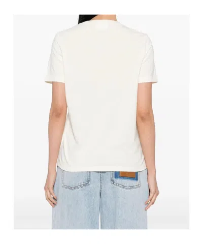 Maison Kitsuné Short Sleeve T-shirt In White