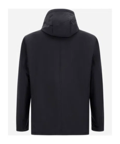 Herno Resort Blazer In Nylon Comfort Stretch In Black