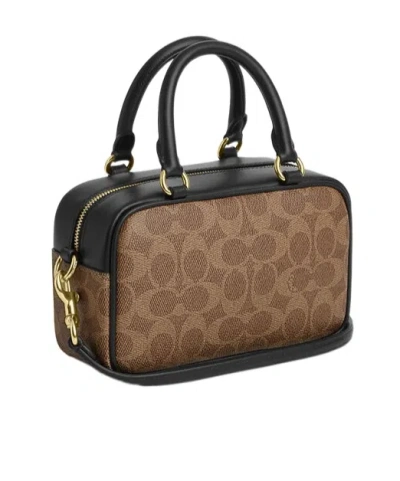 Coach Satchel Crossbody Bag In Signature Canvas