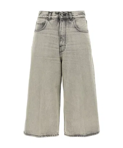 Haikure Belle Five-pocket Wide-leg Jeans In Gray