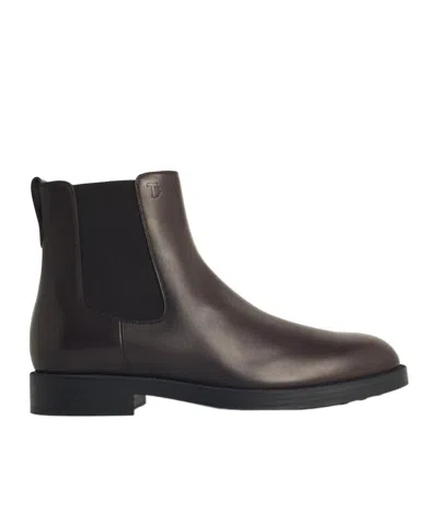 Tod's Round Toe Ankle Boots