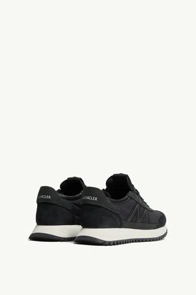 Moncler Pacey2 Suede & Nubuck Trainers, Men, Black, Size: 46