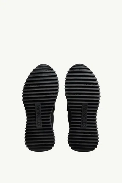 Moncler Pacey2 Suede & Nubuck Trainers, Men, Black, Size: 46