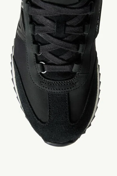 Moncler Pacey2 Suede & Nubuck Trainers, Men, Black, Size: 46