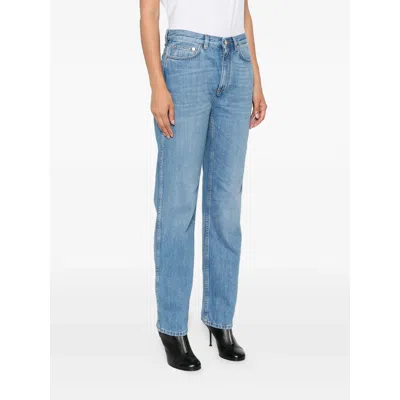 Givenchy Denim Trousers With Belt Loops In Blue