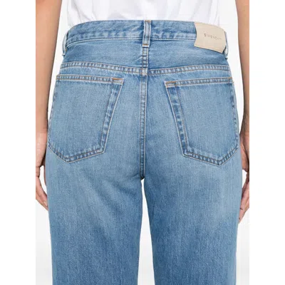Givenchy Denim Trousers With Belt Loops In Blue