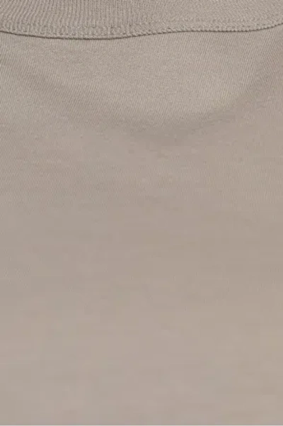 Rick Owens Short-sleeve Cotton T-shirt In Brown
