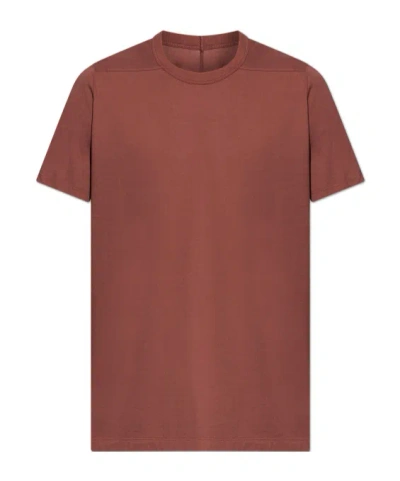 Rick Owens Short-sleeved T-shirt In Burgundy