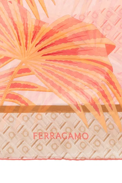 Ferragamo Silk Scarf With Print