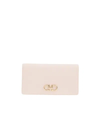 Ferragamo Wallet With Logo Pattern