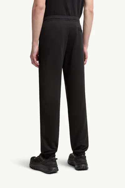 Moncler Cotton Sweatpants In Black