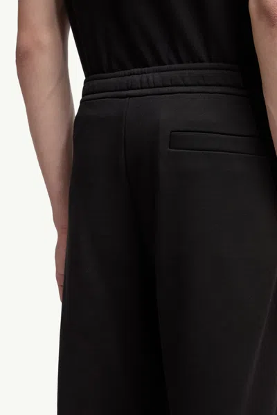 Moncler Cotton Sweatpants In Black