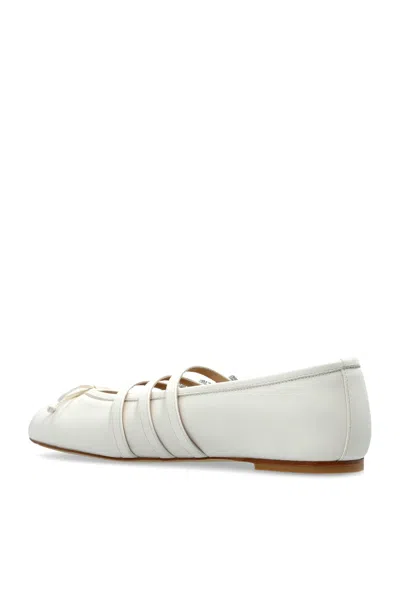 Stuart Weitzman Celeste Buckle-embellished Ballet Flats