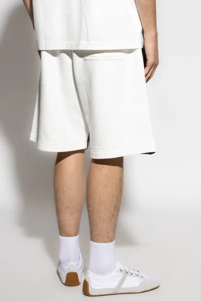 Palm Angels Printed Shorts In Black
