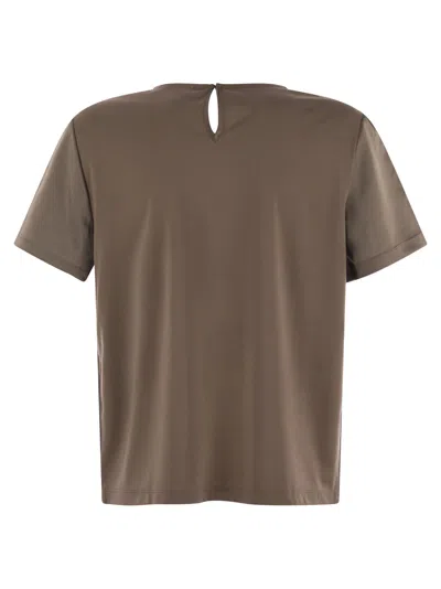 Weekend Max Mara Crew Neck T-shirt In Brown