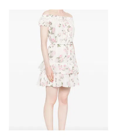 Ermanno Firenze Floral-print Dress In White