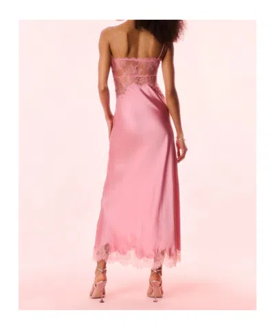 Loveshackfancy Orianna Silk-blend Maxi Slip Dress In Pink