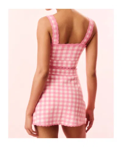 Loveshackfancy Jessyn Checkered Knit Tank