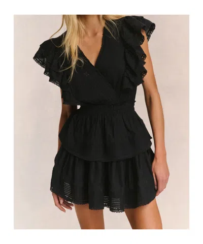 Loveshackfancy Gwen Ruffle Mini Dress