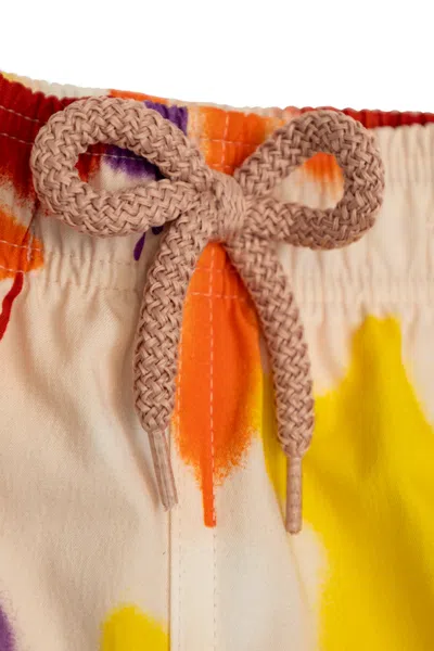 Palm Angels Drawstring Swimming Trunks In Multi