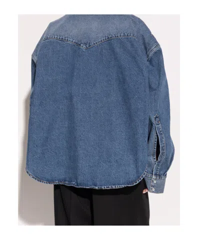 Vetements Long Sleeve Denim Jacket