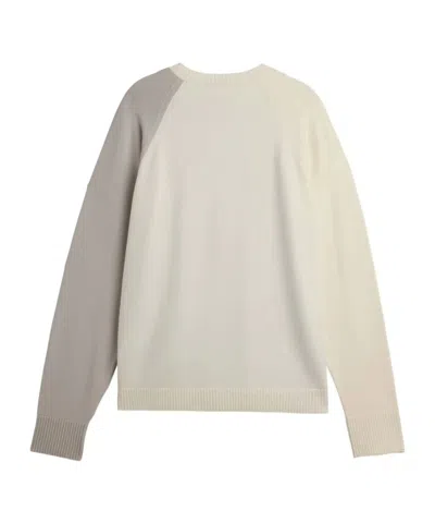 Y-3 Logo-embossed Colour-block Sweater