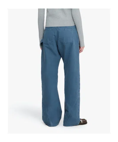 Jw Anderson Twisted Workwear Trousers In Blue
