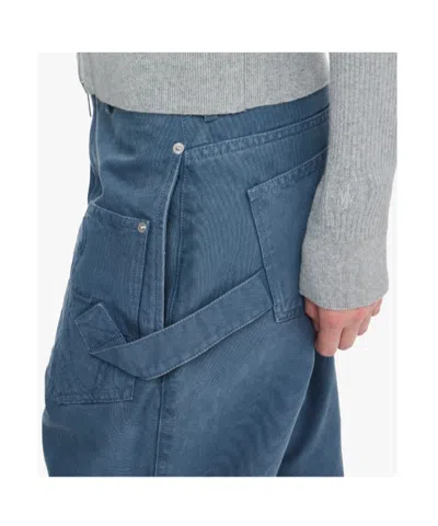 Jw Anderson Twisted Workwear Trousers In Blue