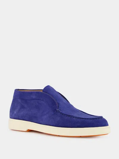 Santoni Round Toe Boots