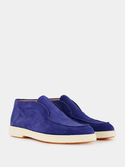 Santoni Round Toe Boots
