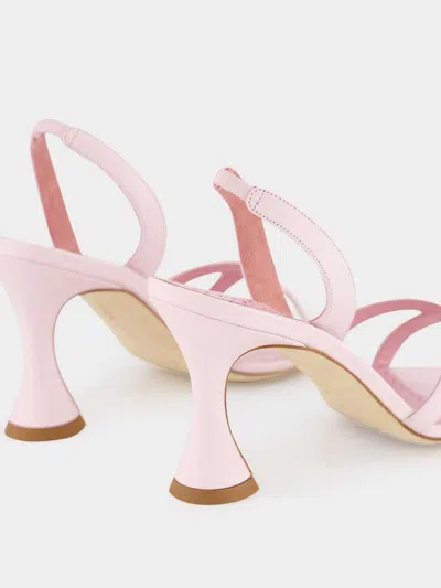 Manolo Blahnik Round Toe High Heel Sandals